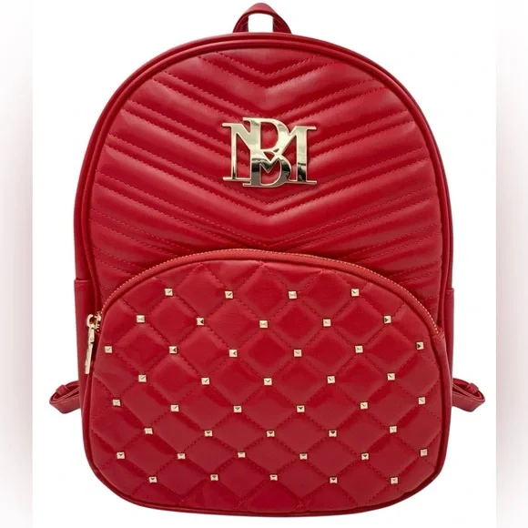 Badgley Mischka Mini Studded Red Backpack Badgley Mischka | Bags | Badgley Mischka Red Mini Studded  main image 2